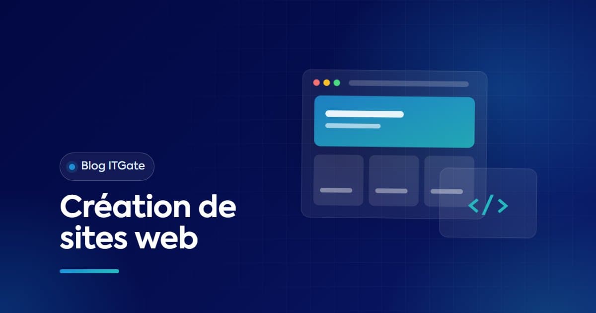 Illustration : Création de sites web