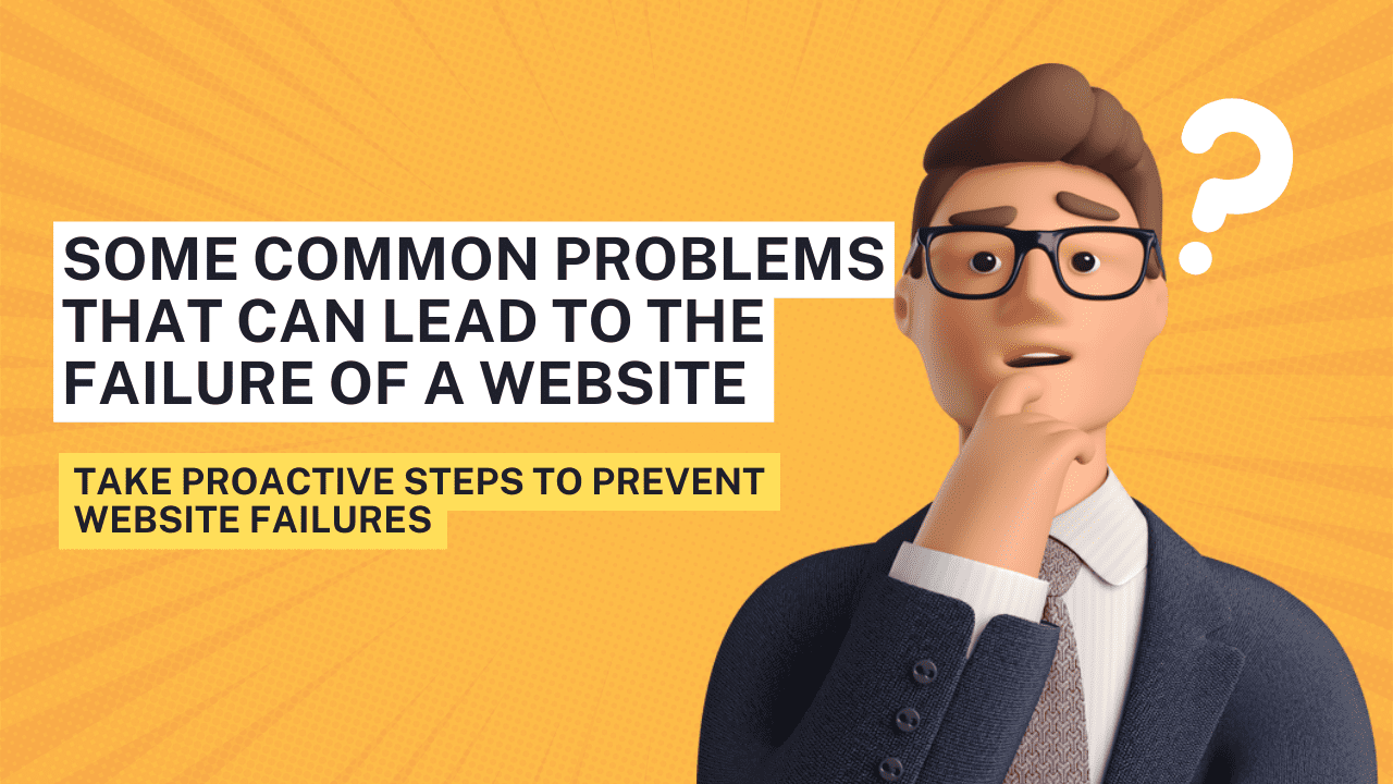 Some common problems that can lead to the failure of a website include -  ITGATE-GROUP